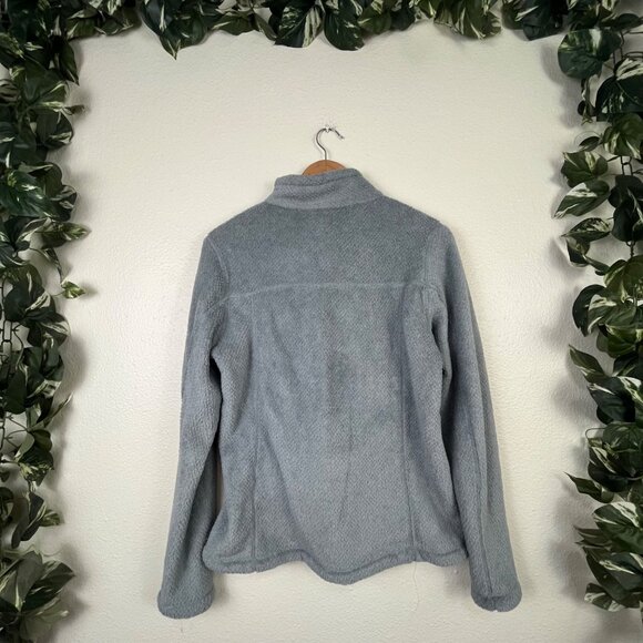 Patagonia Athletic Synchilla Snap T Fleece Pullover Jacket Grey Women’s Size M - Picture 2 of 11